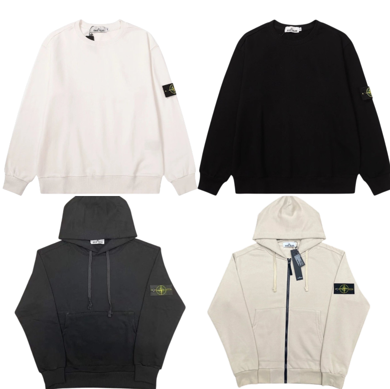 Stone island zip-up sweatshirt