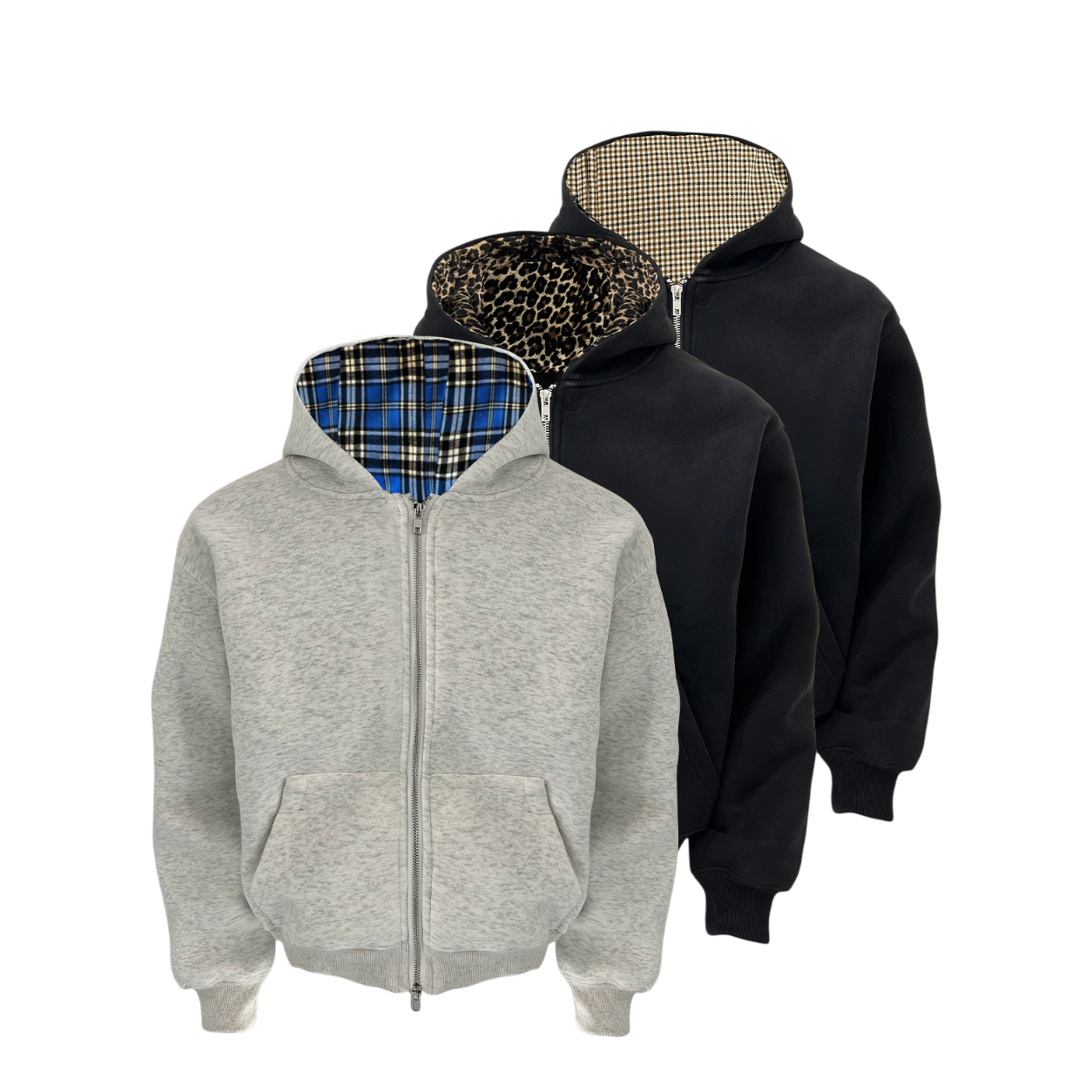 Derschutze Zip Hoodie
