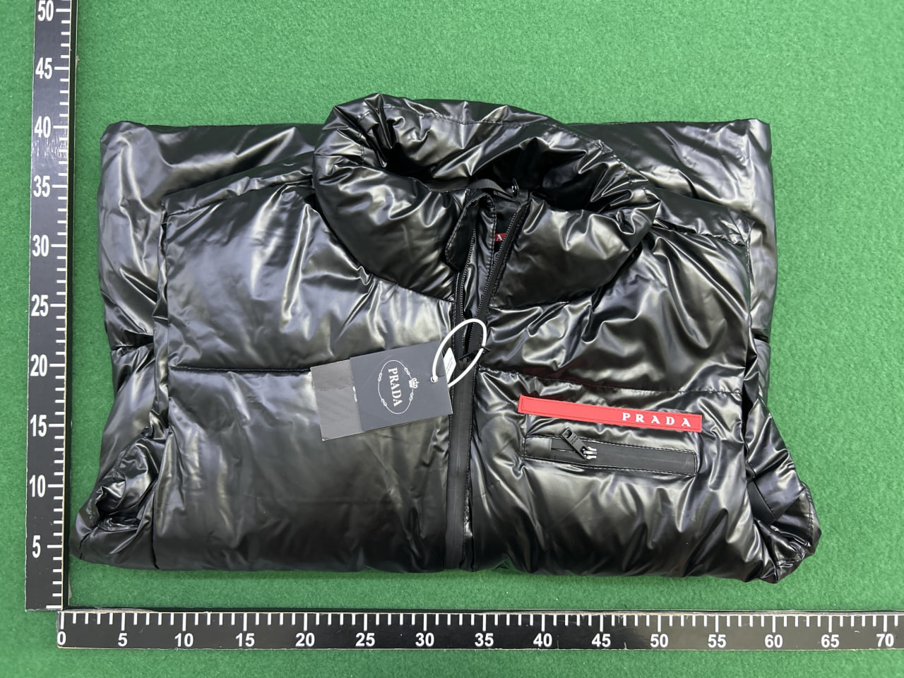 Prada Re-Nylon Linea Rossa Down Puffer Vest